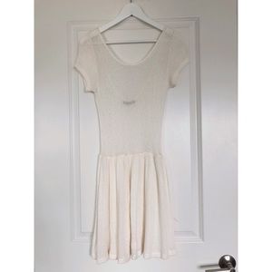 Brandy Melville Short Sleeve Knit Sweater Dress OS